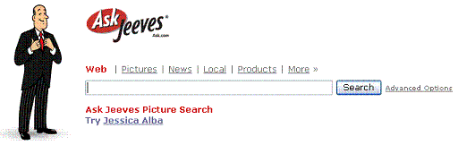 Ask Jeeves Image Search for Jessica Alba